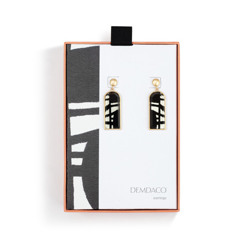 ArtLifting Earrings - Bold Black and White slide 