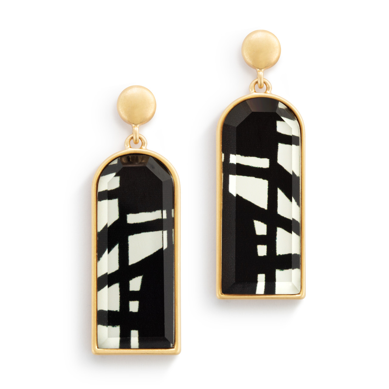 ArtLifting Earrings - Bold Black and White thumbnail