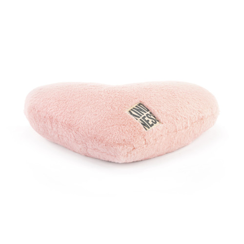 Sharing Kindness Pink Rose Weighted Heart Pillow 11.5" x 10" slide 